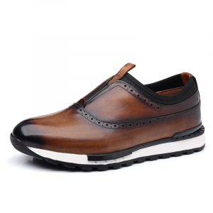 New genuine leather men's shoes - brook loafers for men - leather single shoes - flat-bottom leather shoes - wholesale available