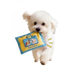 Dog Chew Toy with Hidden Treat Compartment (Tissue Box Design)