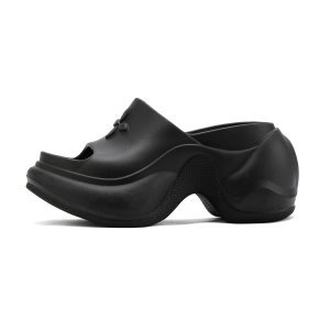 EVA soft-soled trendy similar style high-heeled one-piece flip-flop shoes