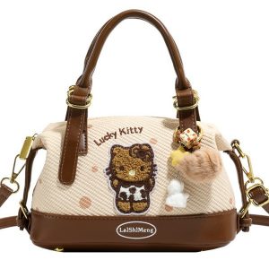 Versatile, Large-Capacity Tote Bag — Cute Cartoon Style