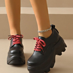 Lace-up Platform Shoes